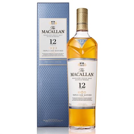  The Macallan Triple Cask, 12 Years Old, Single Highland Malt Whisky, 40%, 70cl - slikforvoksne.dk